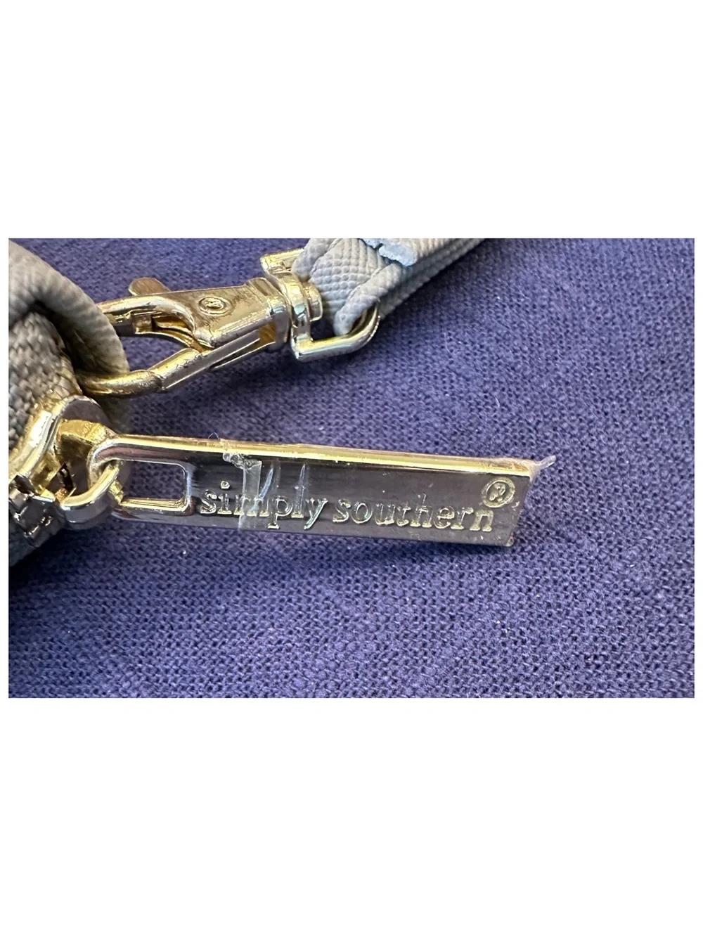 Simply Southern Wallet Wristlet with Gold Foil Text
